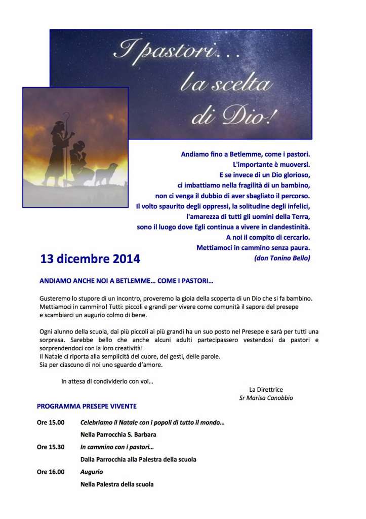 note pratiche x presepe