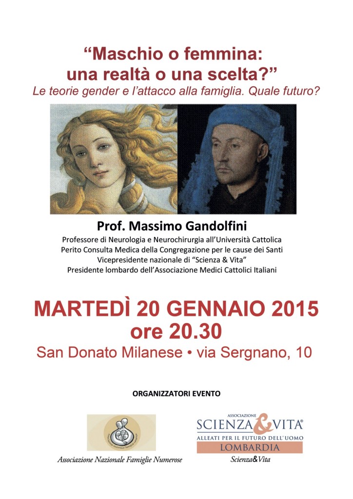 Locandina 20 gennaio 2015